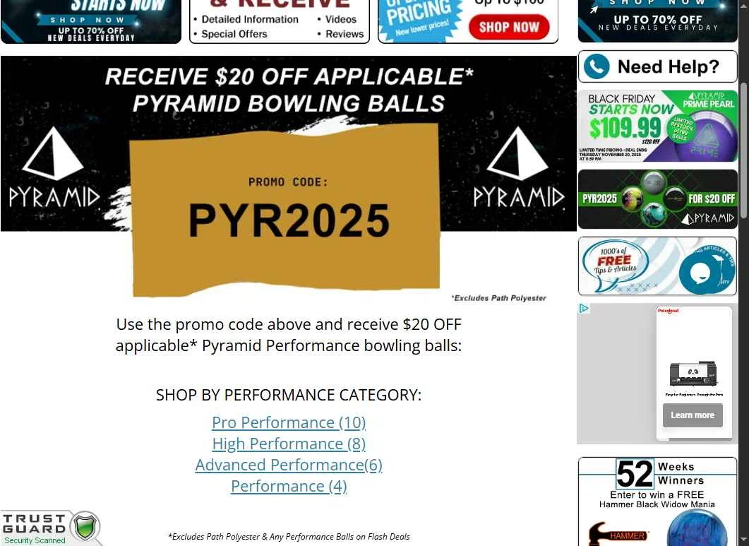 Bowlingball.com checkout page showing Bowlingball.com coupon code box | Screenshot taken by SimplyCodes community member on Nov 19, 2025