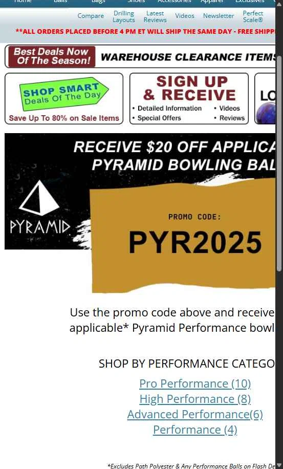 Bowlingball.com checkout page showing Bowlingball.com coupon code box | Screenshot taken by SimplyCodes community member on Sep 14, 2025