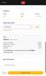SANTA25 coupon verification screenshot