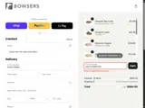 Bowsers Pet Products coupon verification screenshot
