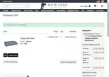 Bowsers Pet Products coupon verification screenshot