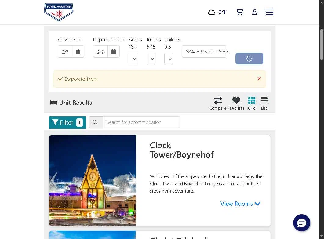 Boyne Mountain Resort checkout page showing Boyne Mountain Resort promo code box | Screenshot taken by SimplyCodes community member on Feb 7, 2026