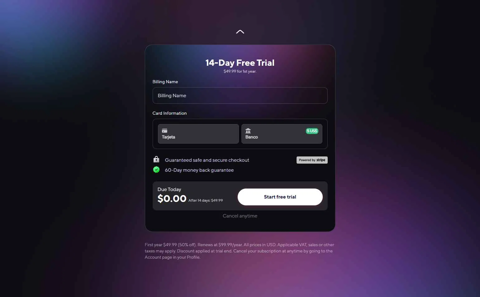 Brain.fm checkout page showing Brain.fm promo code box | Screenshot taken by SimplyCodes community member on Dec 3, 2025