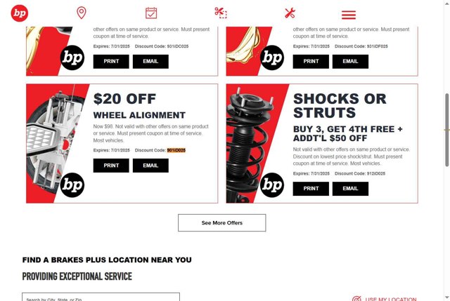 Brakes Plus Promo Codes - $80 Off (Verified) Jul 2025