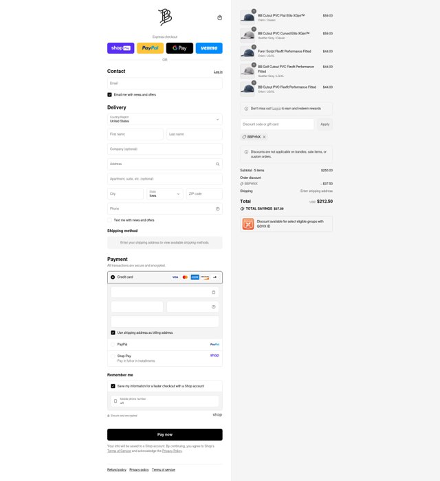 Branded Bills checkout page showing Branded Bills discount code box | Screenshot taken by SimplyCodes community member on Aug 27, 2025