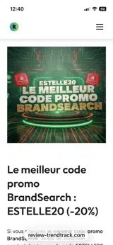 ESTELLE20 coupon verification screenshot