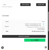 PHEW coupon verification screenshot