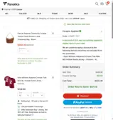 Brenau Golden Tigers coupon verification screenshot