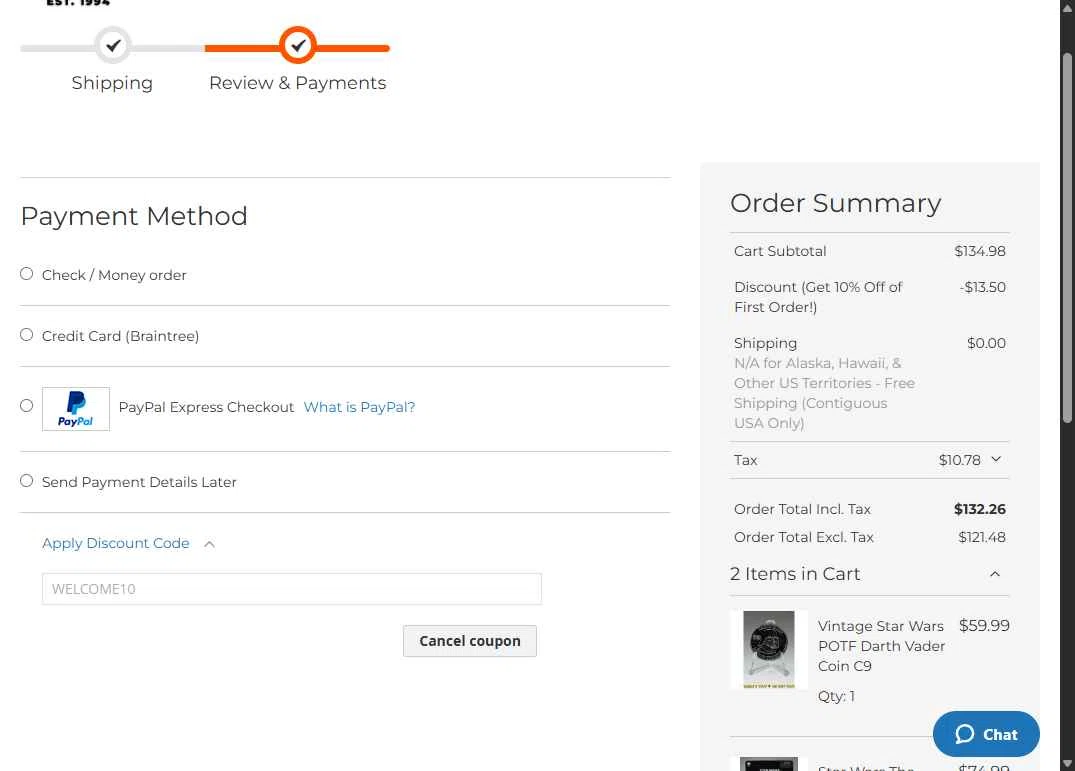 Brian's Toys checkout page showing Brian's Toys promo code box | Screenshot taken by SimplyCodes community member on Apr 25, 2025