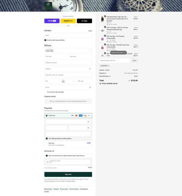 Bricks Masons checkout page showing Bricks Masons discount code box | Screenshot taken by SimplyCodes community member on Aug 28, 2025
