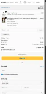 BOHE50 coupon verification screenshot