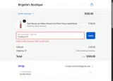 Brigette's Boutique coupon verification screenshot