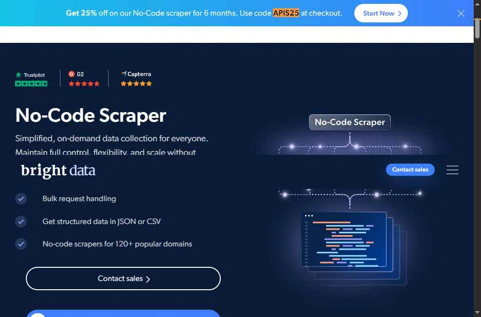 Bright Data checkout page showing Bright Data coupon code box | Screenshot taken by SimplyCodes community member on Oct 14, 2025