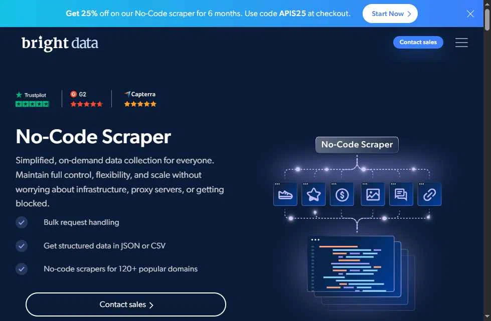 Bright Data checkout page showing Bright Data coupon code box | Screenshot taken by SimplyCodes community member on Sep 17, 2025