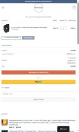 brigthe10save coupon verification screenshot
