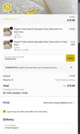 MYBRIGHTR5 coupon verification screenshot