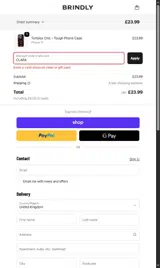 SPRING20 coupon verification screenshot