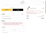 SARAH10 coupon verification screenshot