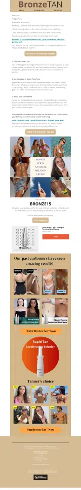 BRONZE15 coupon verification screenshot
