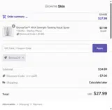 Bronze20 coupon verification screenshot