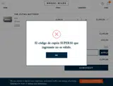 SUPER50 coupon verification screenshot