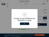 SUPER50 coupon verification screenshot