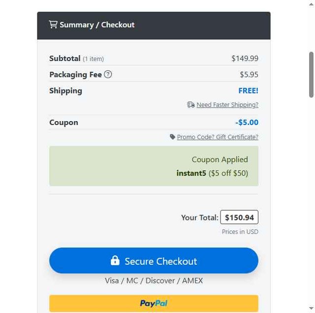 Bowling.com checkout page showing Bowling.com promo code box | Screenshot taken by SimplyCodes community member on Jul 4, 2025
