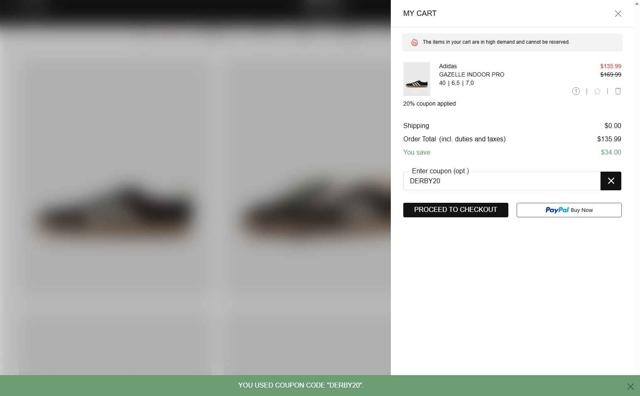 BSTN checkout page showing BSTN coupon code box | Screenshot taken by SimplyCodes community member on Aug 30, 2025