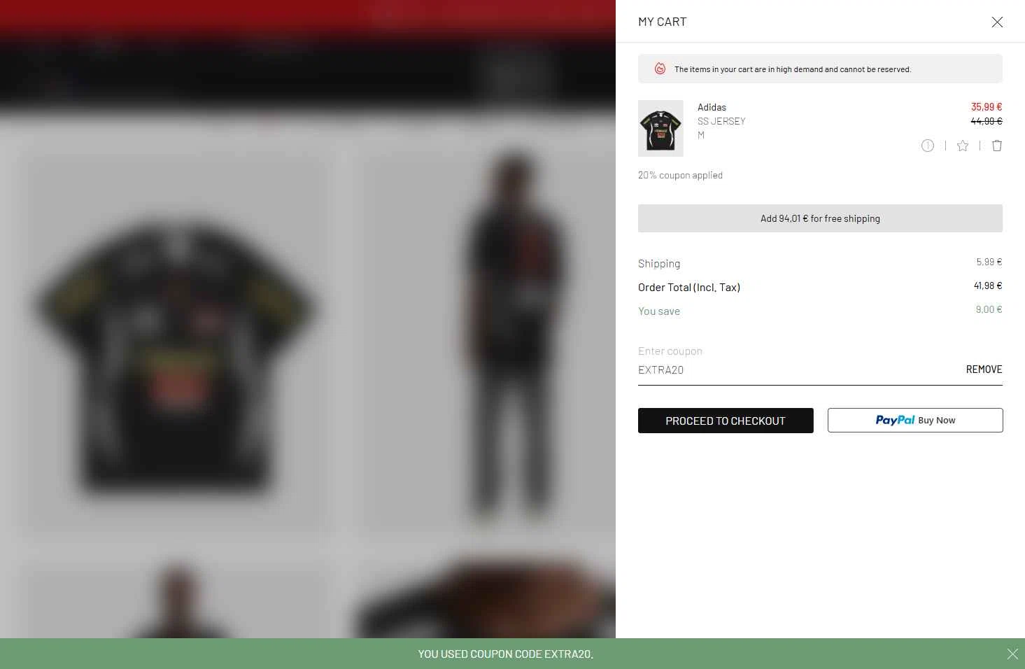 BSTN checkout page showing BSTN coupon code box | Screenshot taken by SimplyCodes community member on Jan 10, 2026