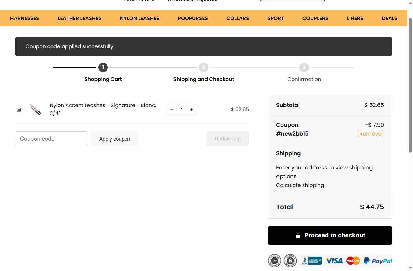 Buddy Belts checkout page showing Buddy Belts coupon code box | Screenshot taken by SimplyCodes community member on Oct 17, 2025