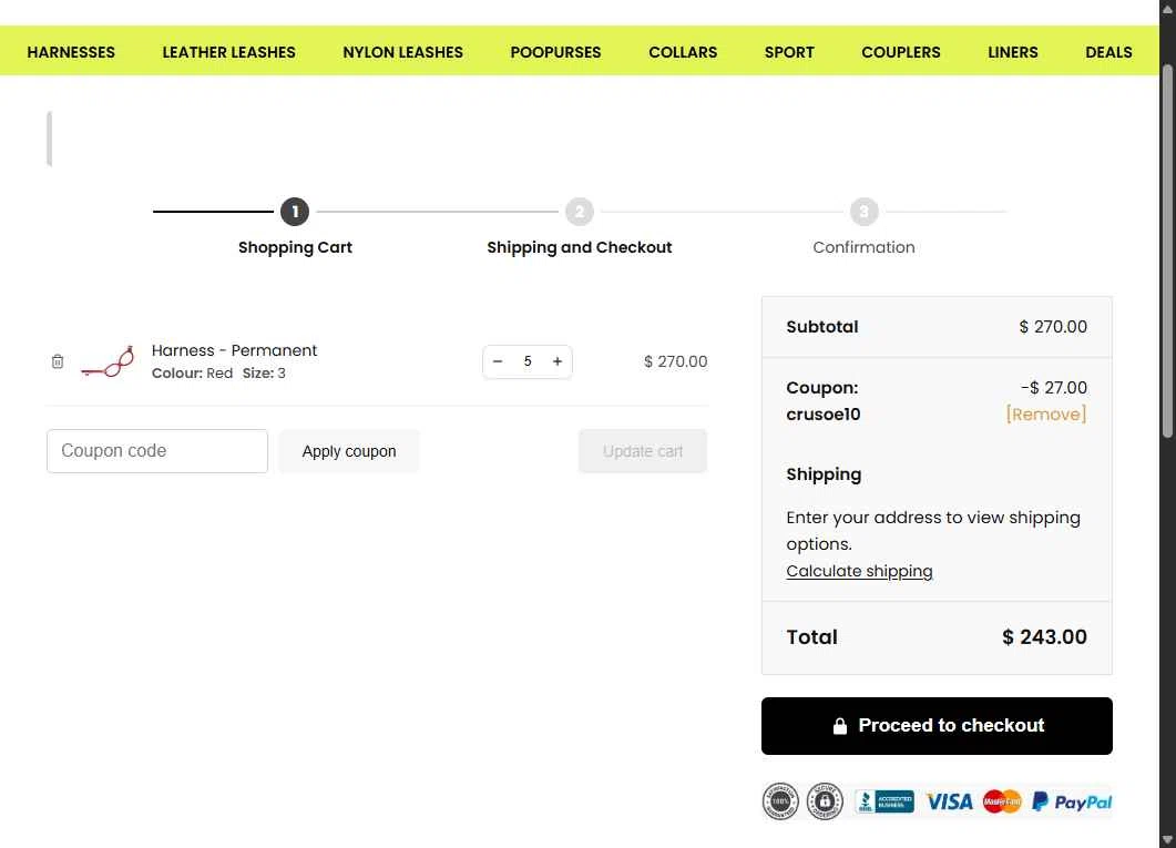 Buddy Belts checkout page showing Buddy Belts coupon code box | Screenshot taken by SimplyCodes community member on Jun 9, 2025