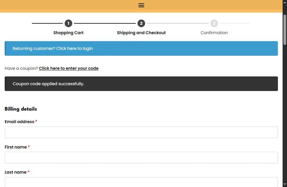 Buddy Belts checkout page showing Buddy Belts coupon code box | Screenshot taken by SimplyCodes community member on Jan 17, 2026