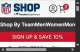 Buffalo Bills coupon verification screenshot