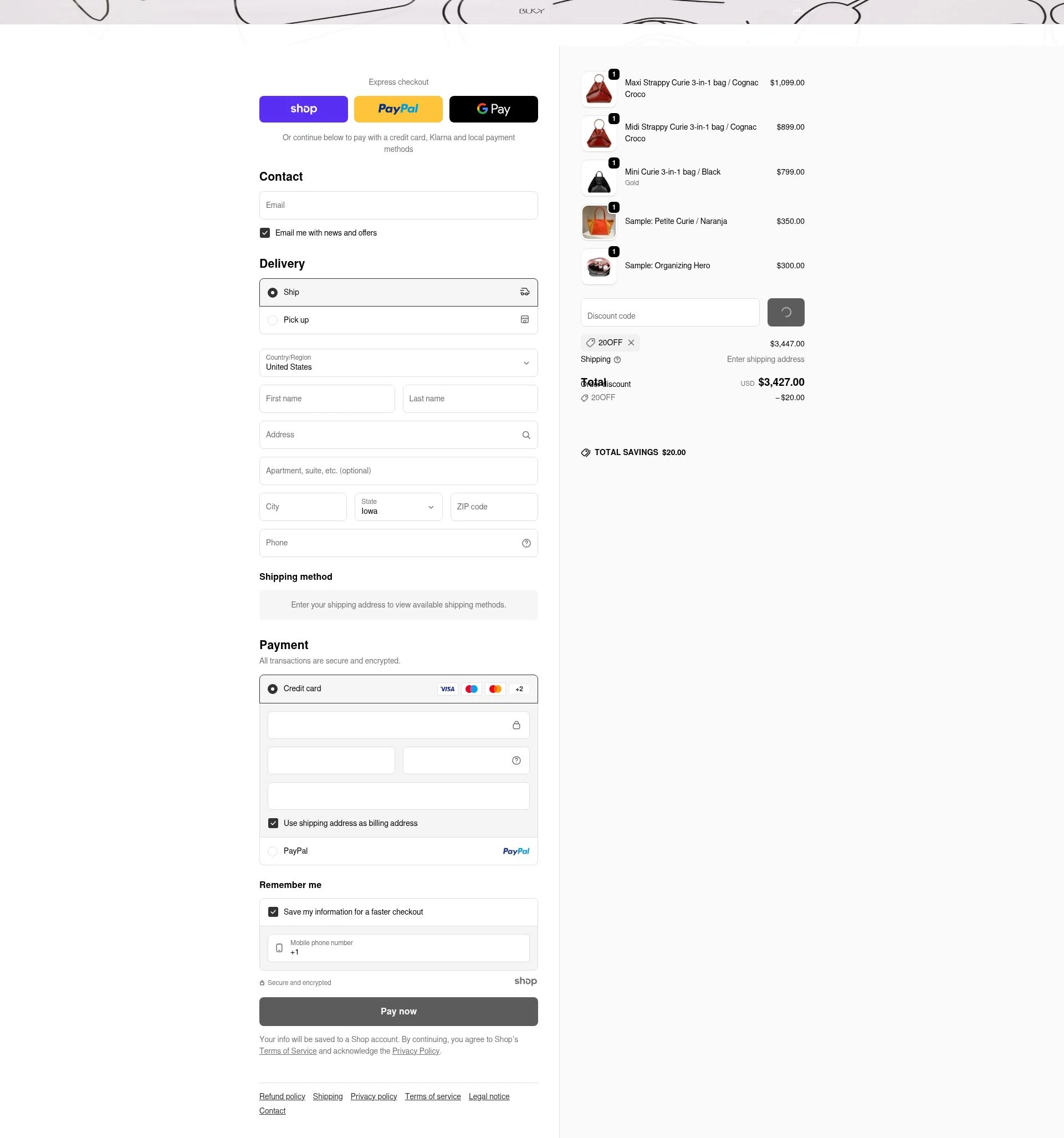 Bukvy checkout page showing Bukvy promo code box | Screenshot taken by SimplyCodes community member on Dec 23, 2025