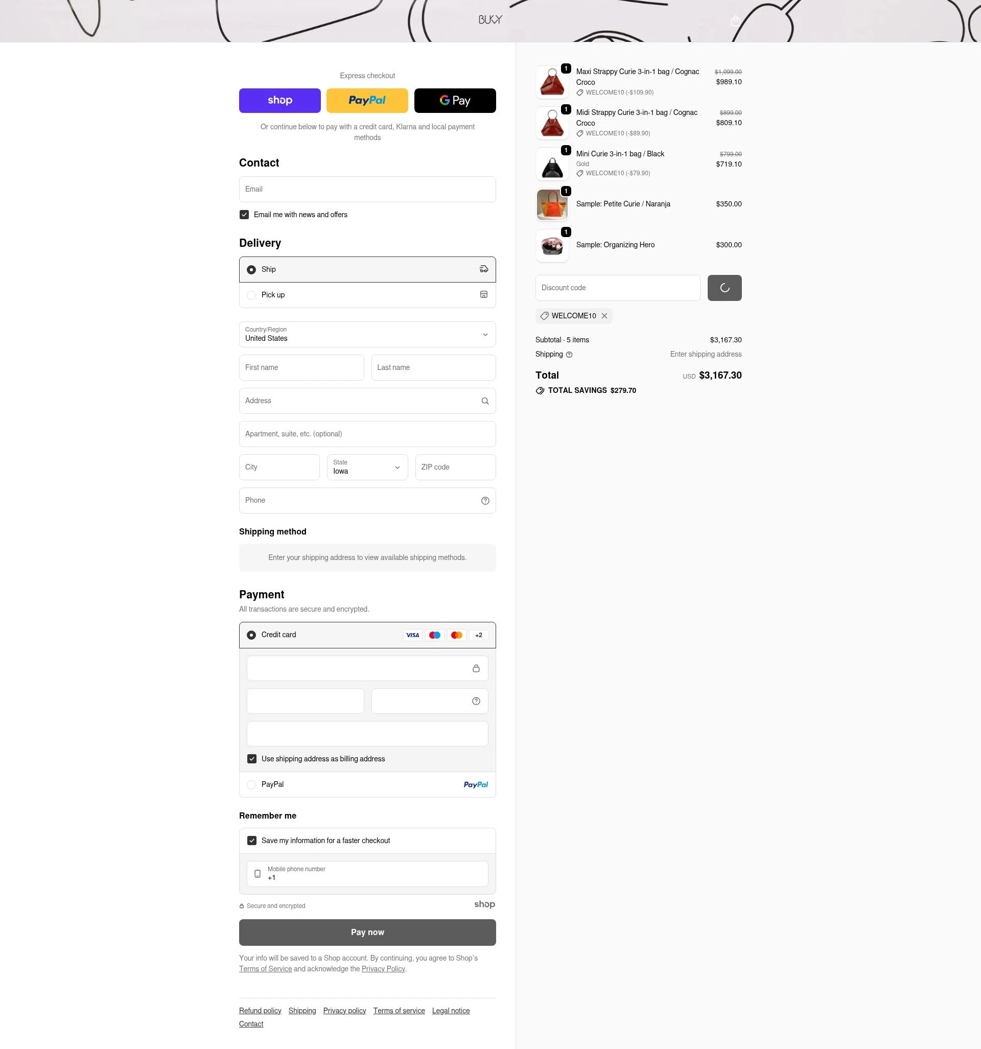 Bukvy checkout page showing Bukvy promo code box | Screenshot taken by SimplyCodes community member on Dec 23, 2025