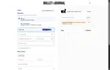 Bullet Journal coupon verification screenshot