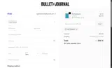 Bullet Journal coupon verification screenshot