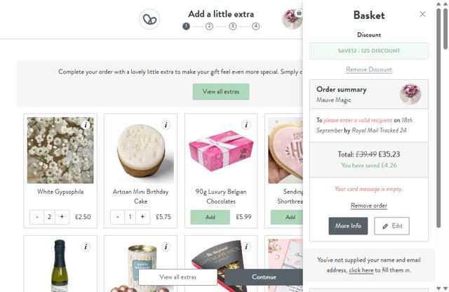 Bunches checkout page showing Bunches promo code box | Screenshot taken by SimplyCodes community member on Sep 17, 2025