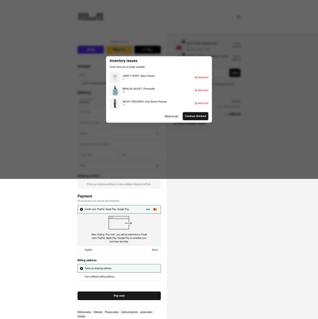 Baum und Pferdgarten checkout page showing Baum und Pferdgarten promo code box | Screenshot taken by SimplyCodes community member on Sep 7, 2025