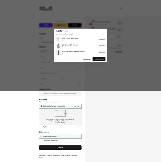 Baum und Pferdgarten checkout page showing Baum und Pferdgarten promo code box | Screenshot taken by SimplyCodes community member on Sep 7, 2025