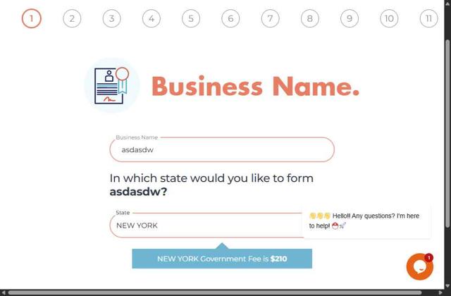 BusinessRocket checkout page showing BusinessRocket promo code box | Screenshot taken by SimplyCodes community member on Aug 31, 2025