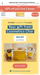 Doggywooff coupon verification screenshot