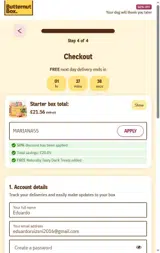 MARIANA55 coupon verification screenshot