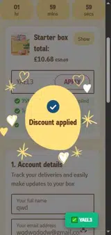YAEL3 coupon verification screenshot