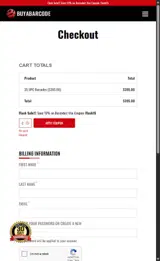 MEMORIAL25 coupon verification screenshot