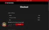 MEMORIAL25 coupon verification screenshot