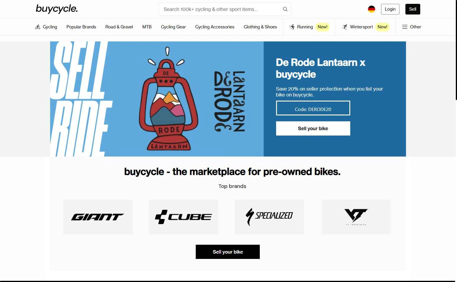 buycycle checkout page showing buycycle discount code box | Screenshot taken by SimplyCodes community member on Jan 9, 2026