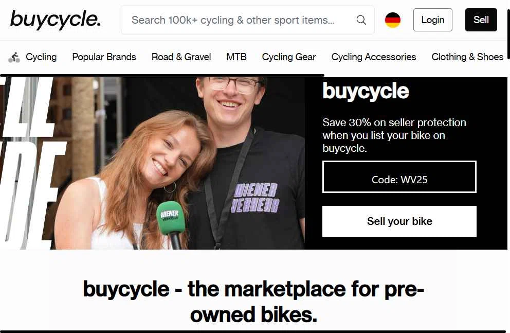 buycycle checkout page showing buycycle discount code box | Screenshot taken by SimplyCodes community member on Oct 31, 2025