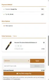 CINCO25 coupon verification screenshot