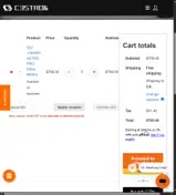 joinc3100 coupon verification screenshot